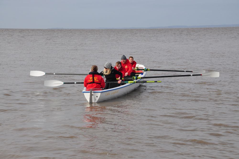 Clevedon Coastal Rowers at Clevedon Marine Lake