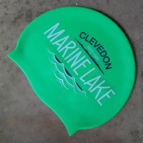 Clevedon Marine Lake Green Swimming Hat