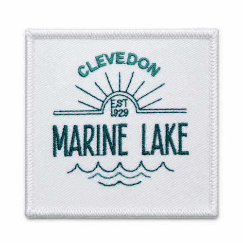 Sew Badge White